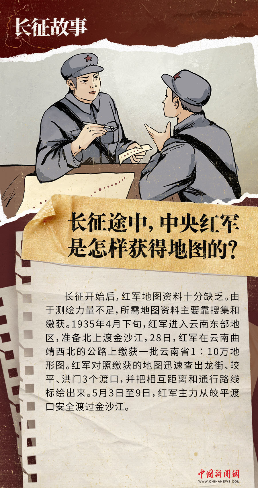 长征故事｜长征途中，中央红军是怎样获得地图的？