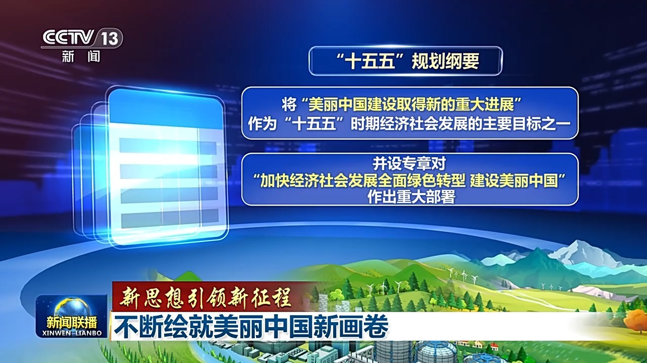 新思想引领新征程丨不断绘就美丽中国新画卷