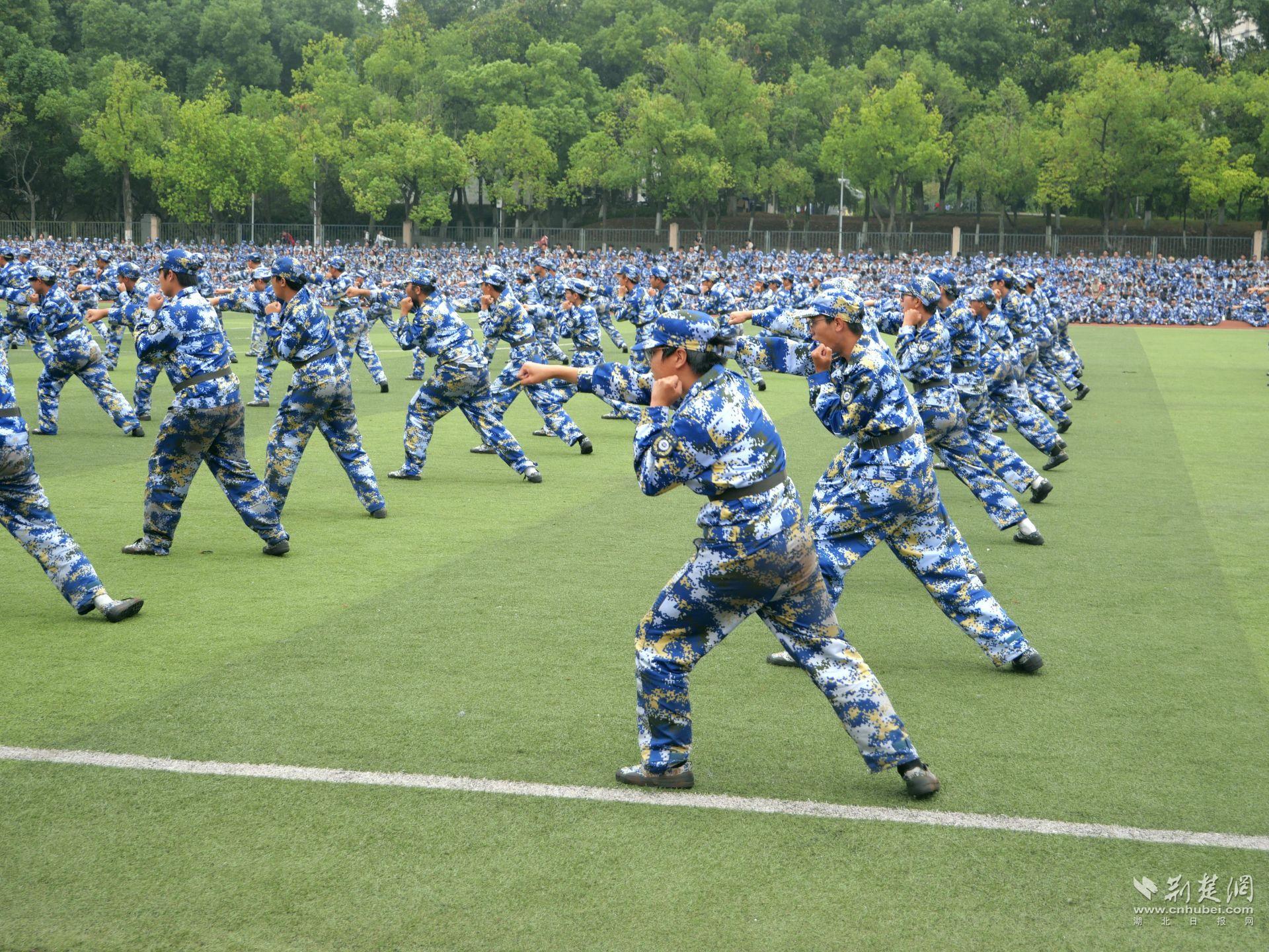 军体拳表演。陆梓萌摄.JPG.JPG
